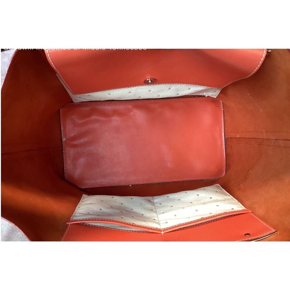 Kate Spade NY Tangerine Smooth Leather Tote w/โ COA $400 - Picture 5 of 6